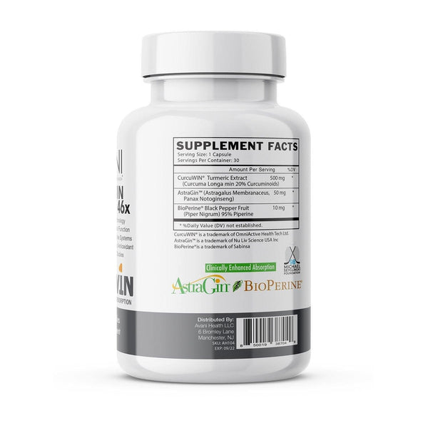 CurcuWIN® Turmeric Extract with 46x Absorption