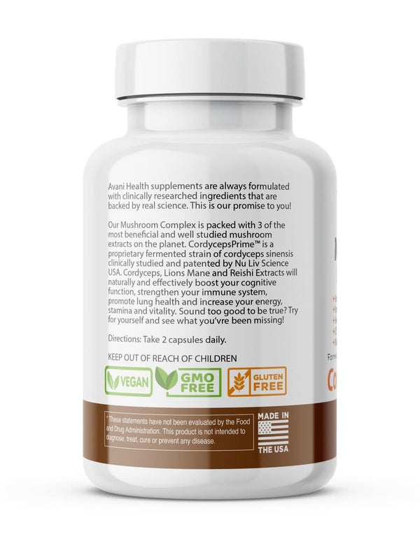 Mushroom Complex + CordycepsPRIME® Immune Boost